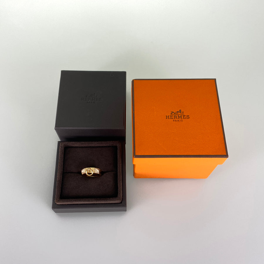 HERMES Collier de Chien Ring