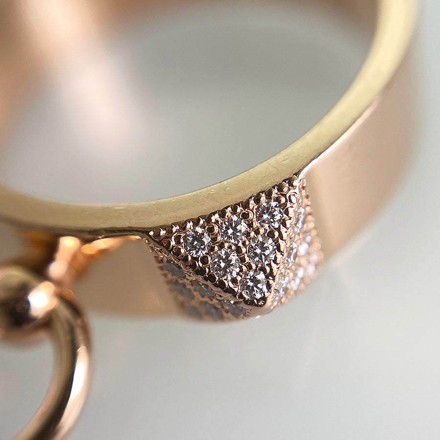 HERMES Collier de Chien Ring
