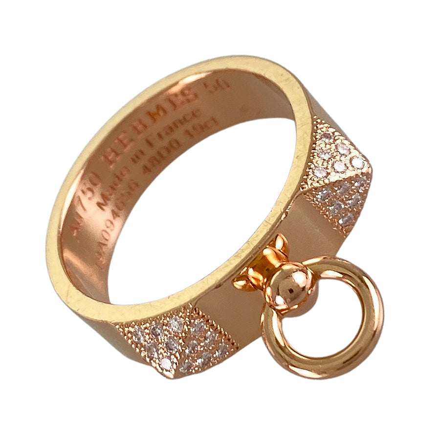 HERMES Collier de Chien Ring