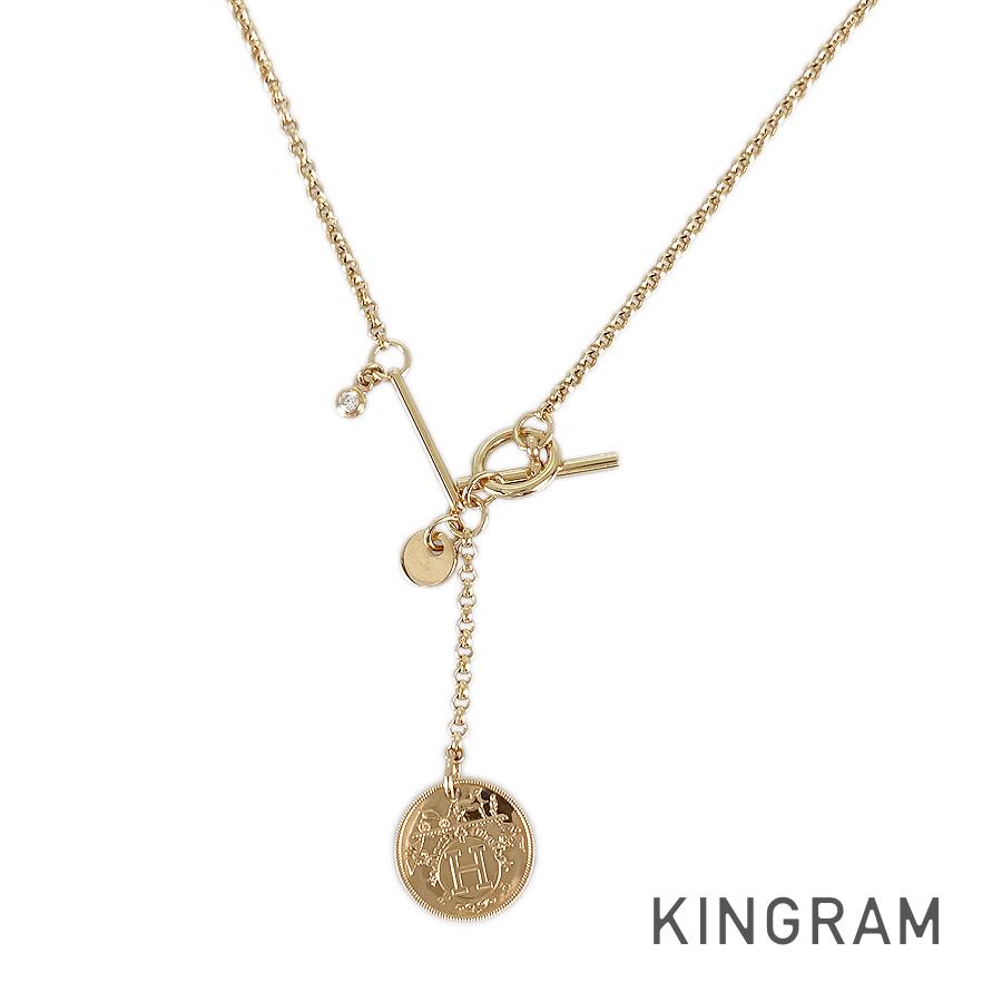 HERMES Bookplate Necklace