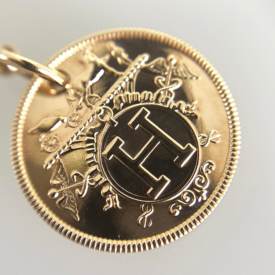 HERMES Bookplate Necklace