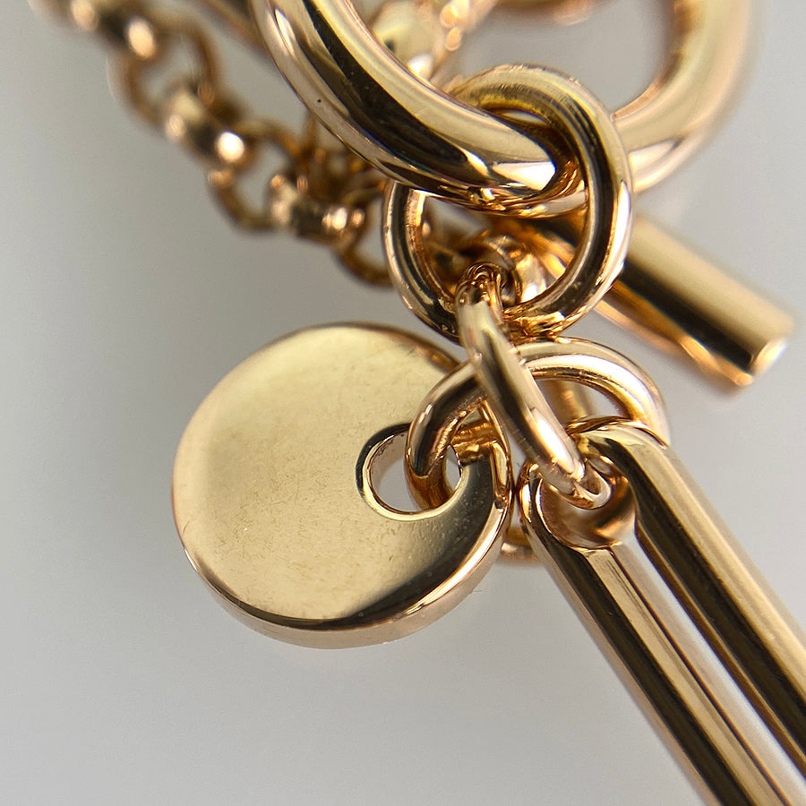 HERMES Bookplate Necklace