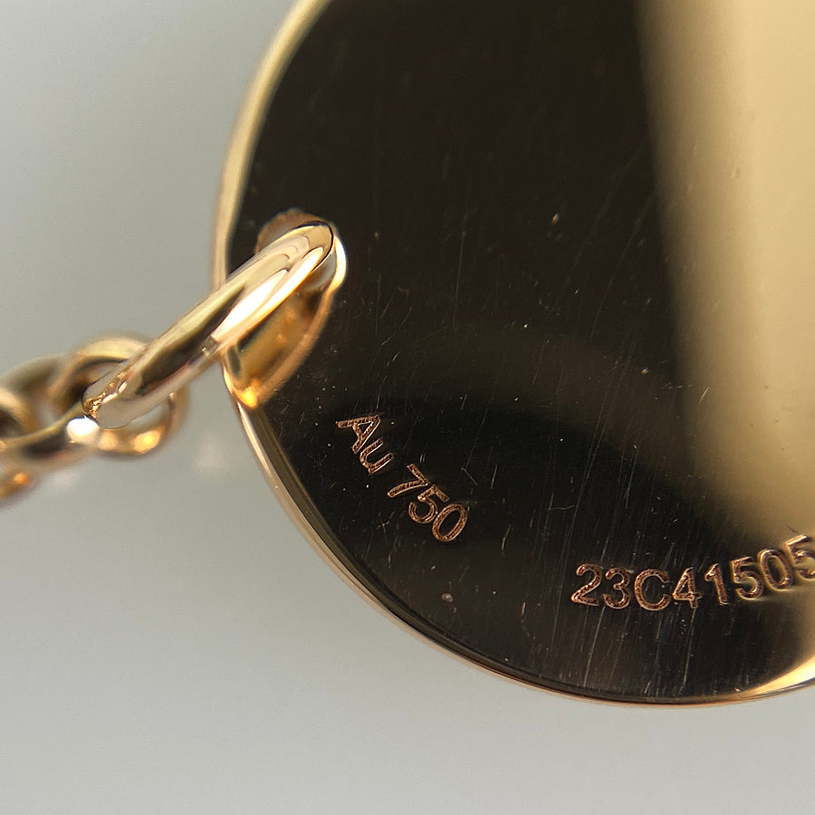 HERMES Bookplate Necklace