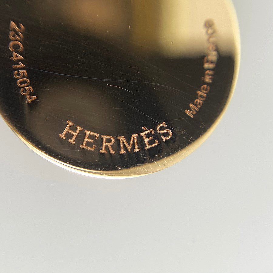 HERMES Bookplate Necklace