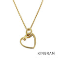 HERMES Chaine d'Ancre amulet heart Necklace