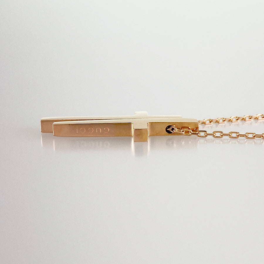 GUCCI Separate cross Necklace