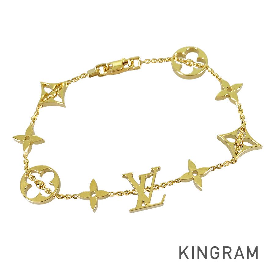 LOUIS VUITTON Monogram Idyll LV Bracelet Bracelet