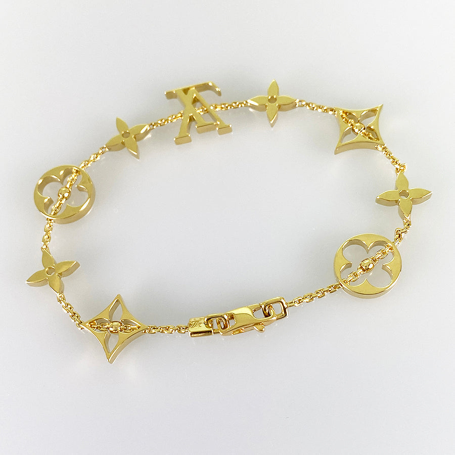 LOUIS VUITTON Monogram Idyll LV Bracelet Bracelet