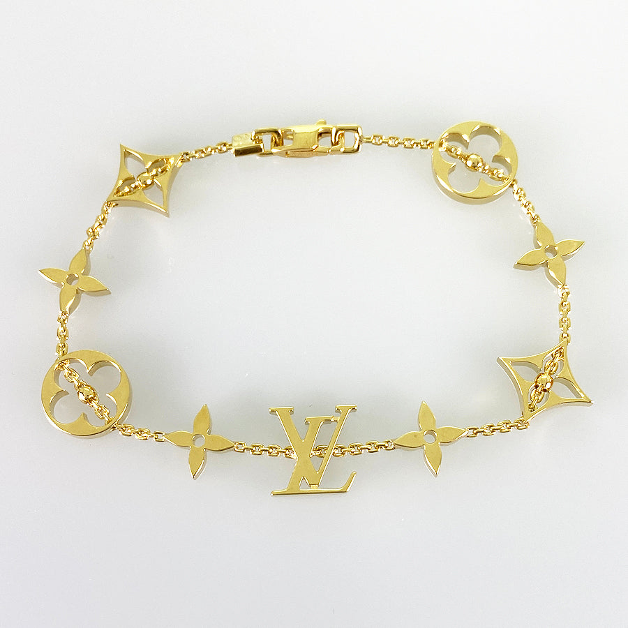 LOUIS VUITTON Monogram Idyll LV Bracelet Bracelet