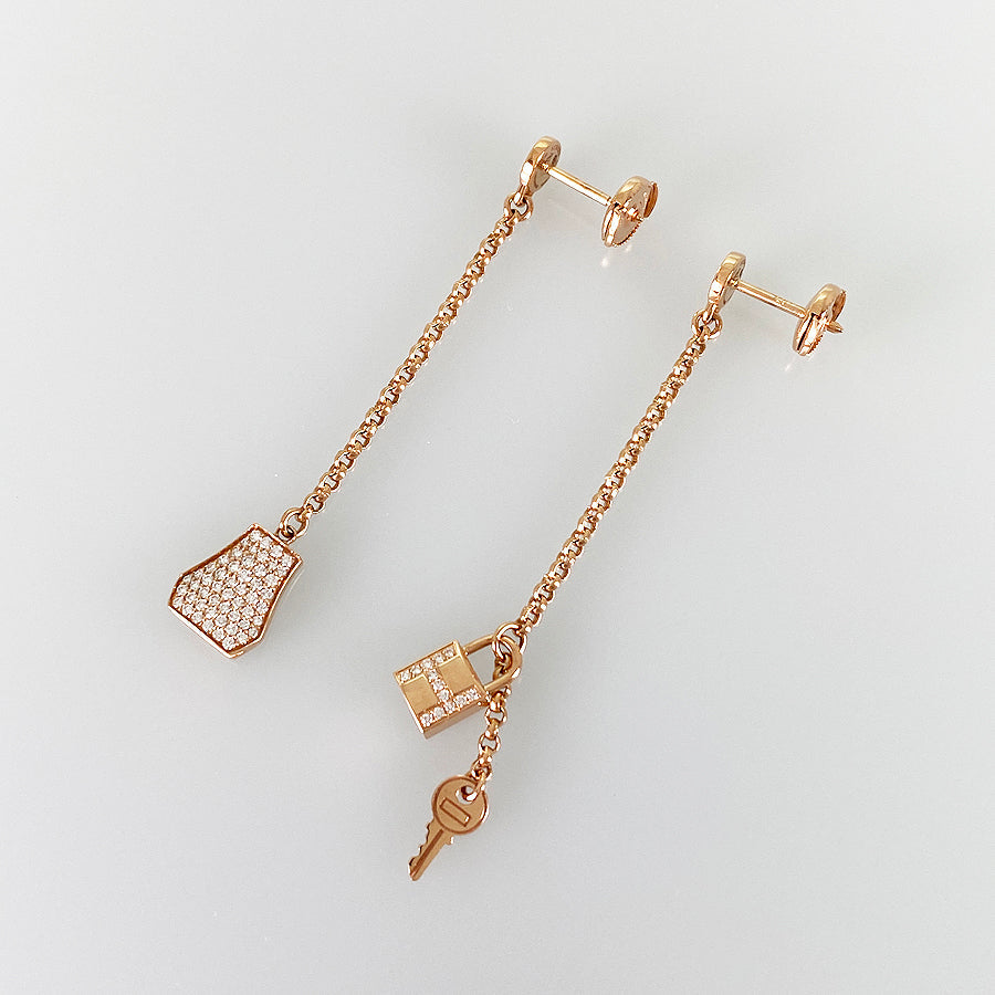 HERMES Kelly Clochette Earring