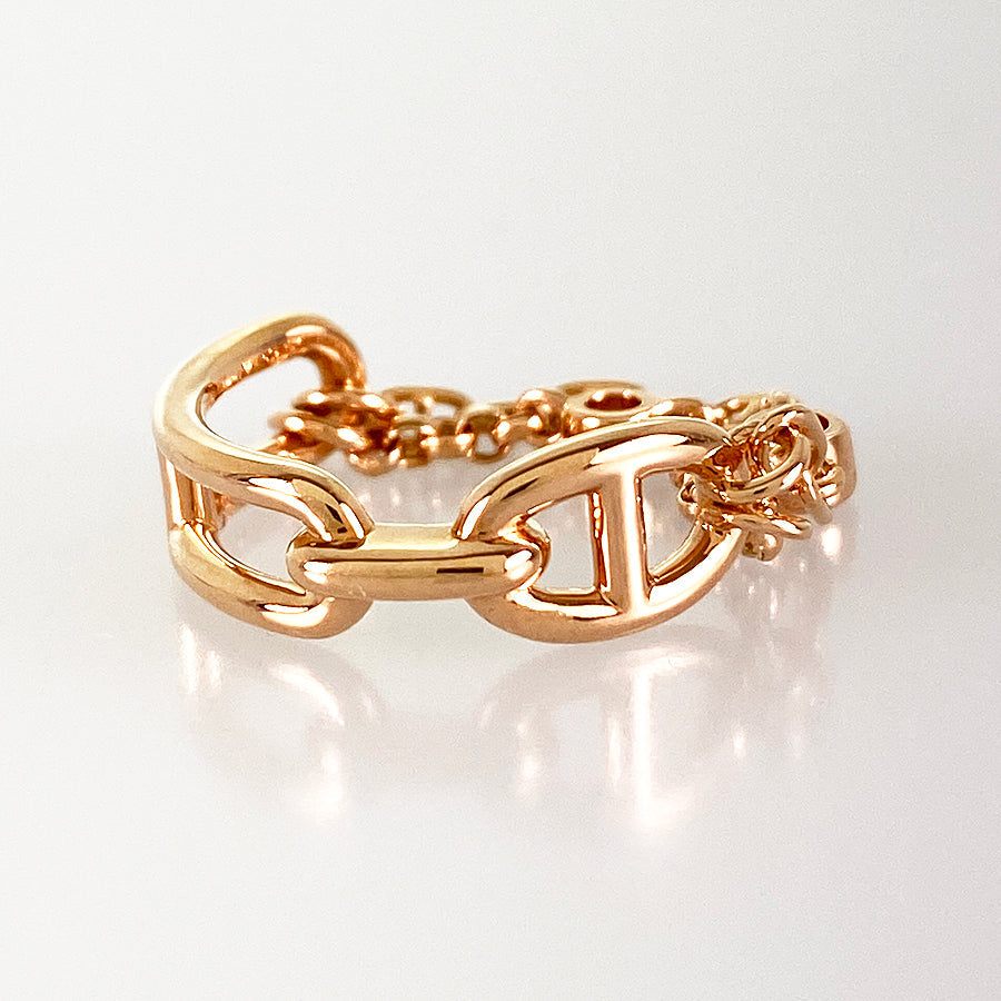 HERMES Chaine d'Ancre chaos Ring