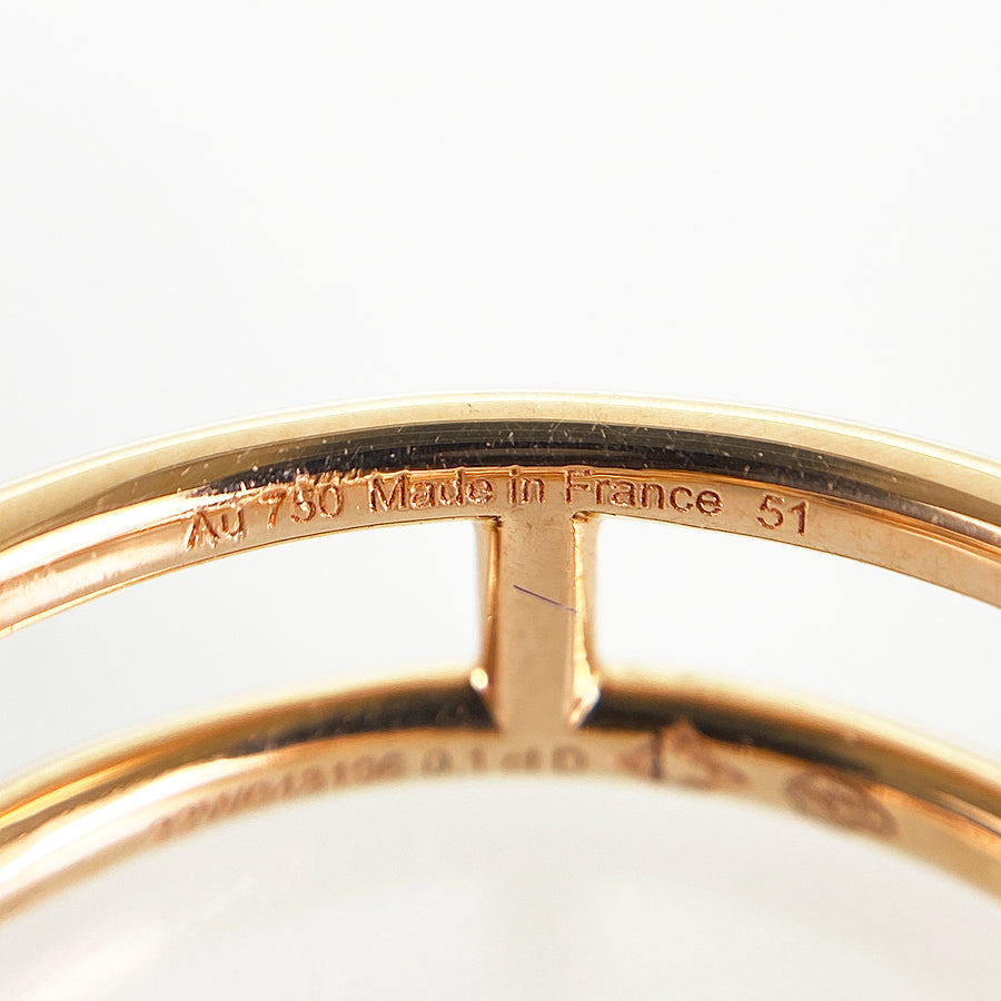 HERMES Chaine d'Ancre chaos Ring