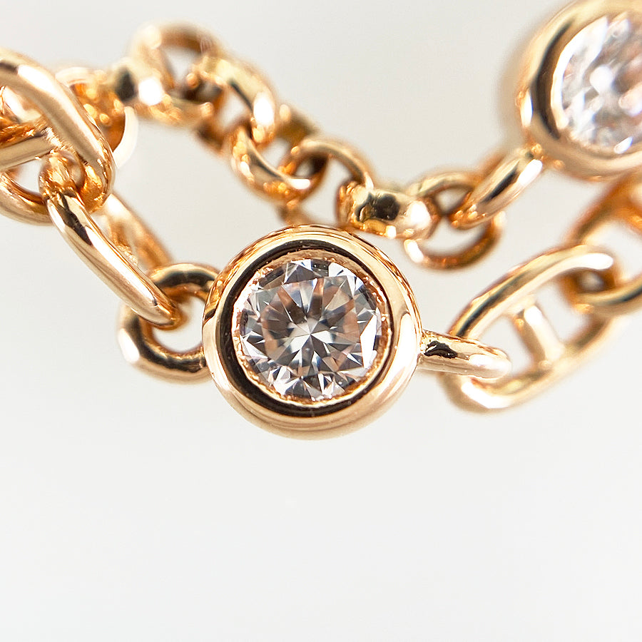 HERMES Chaine d'Ancre chaos Ring