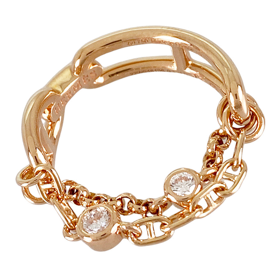 HERMES Chaine d'Ancre chaos Ring