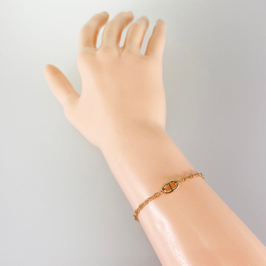 HERMES Chaine d'Ancre Farandole Bracelet