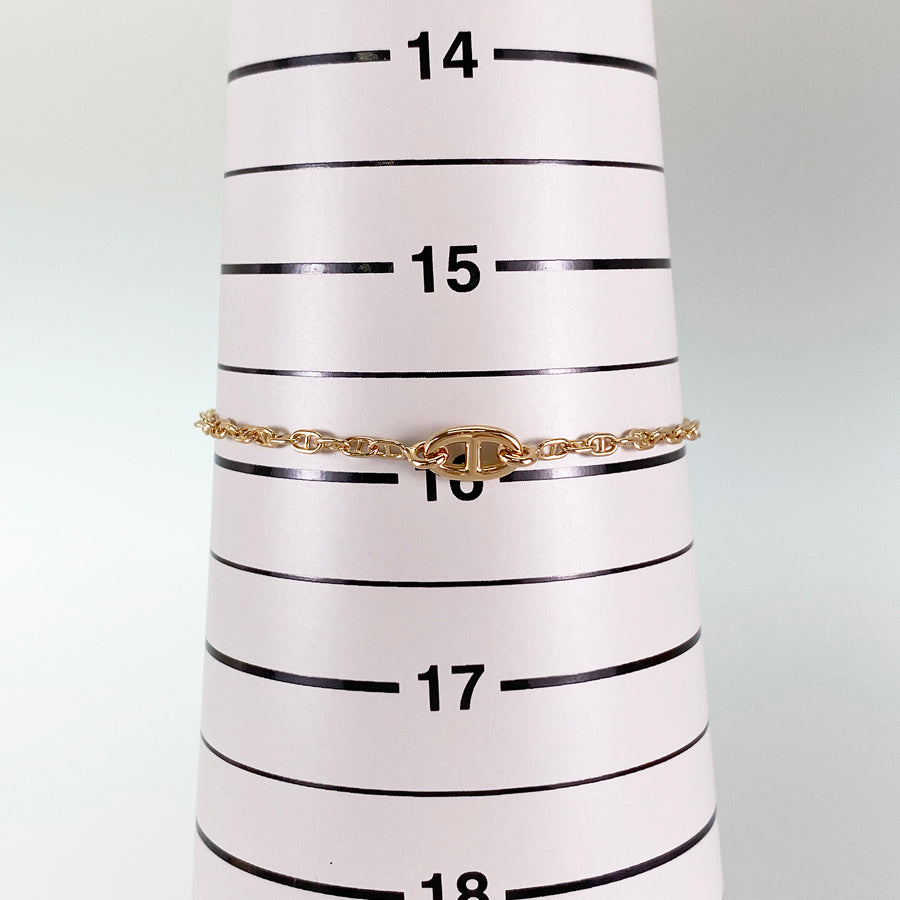 HERMES Chaine d'Ancre Farandole Bracelet