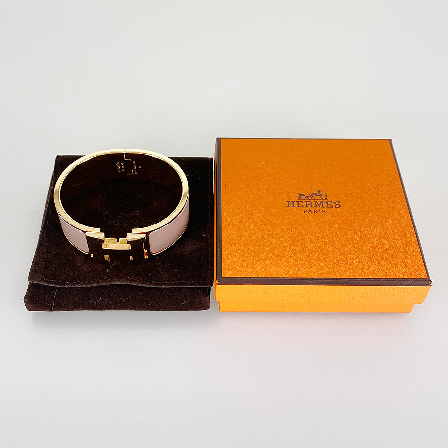 HERMES Click Clack GM Bangle