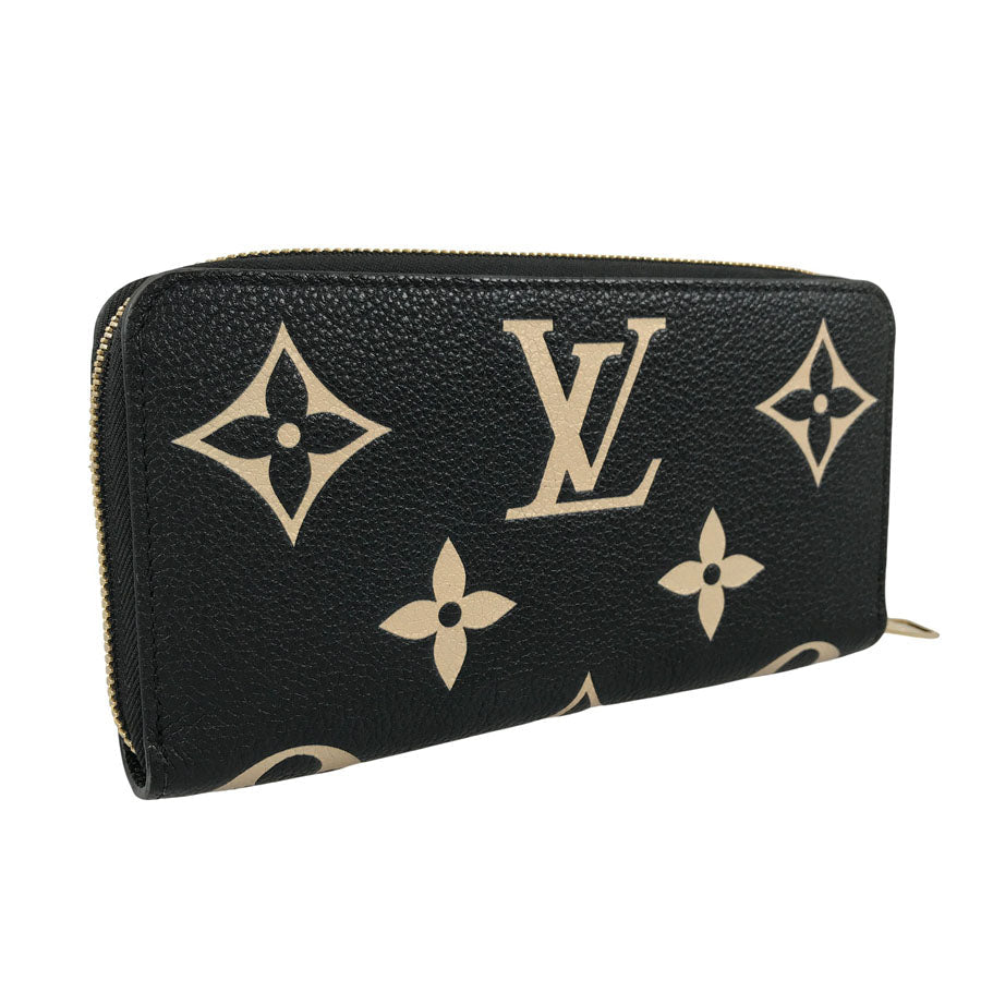 LOUIS VUITTON Monogram Empreinte Bicolor Zippy Wallet M80481 Long wallet Round zipper