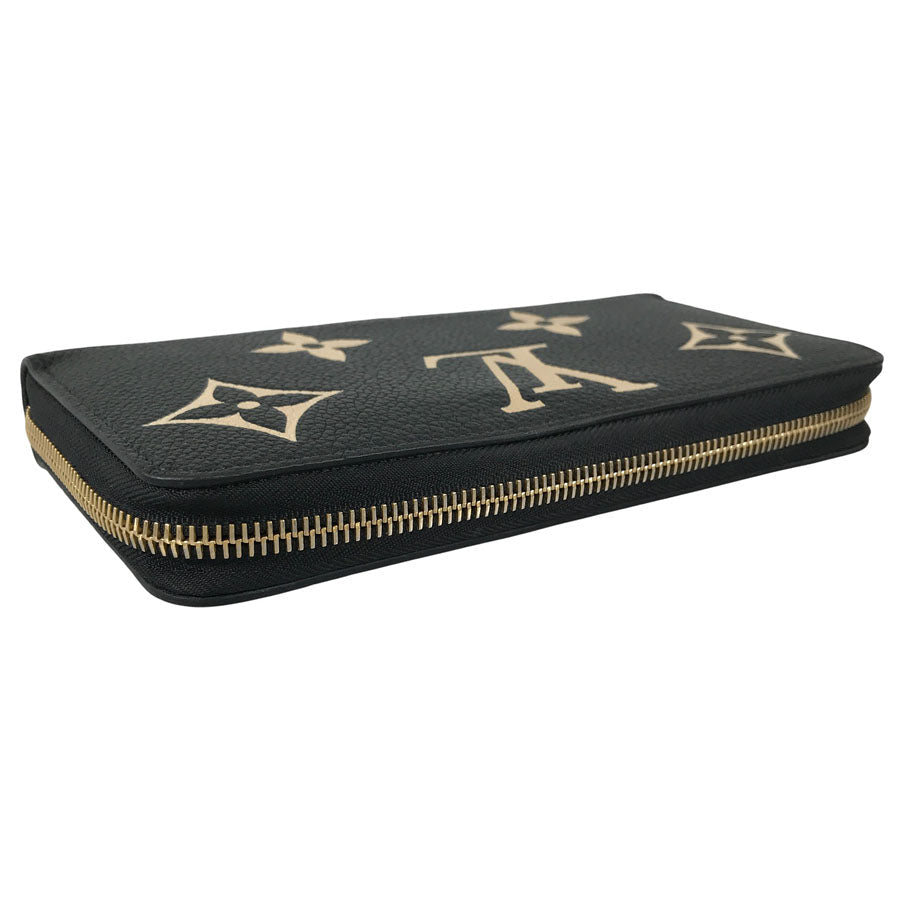 LOUIS VUITTON Monogram Empreinte Bicolor Zippy Wallet M80481 Long wallet Round zipper