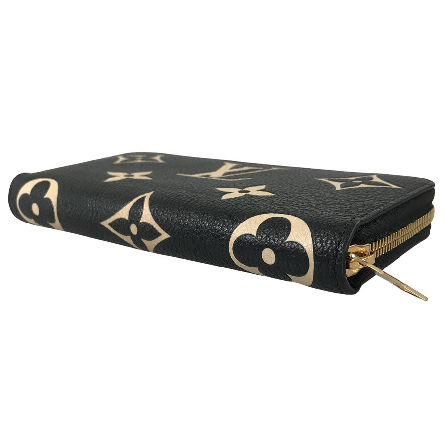 LOUIS VUITTON Monogram Empreinte Bicolor Zippy Wallet M80481 Long wallet Round zipper