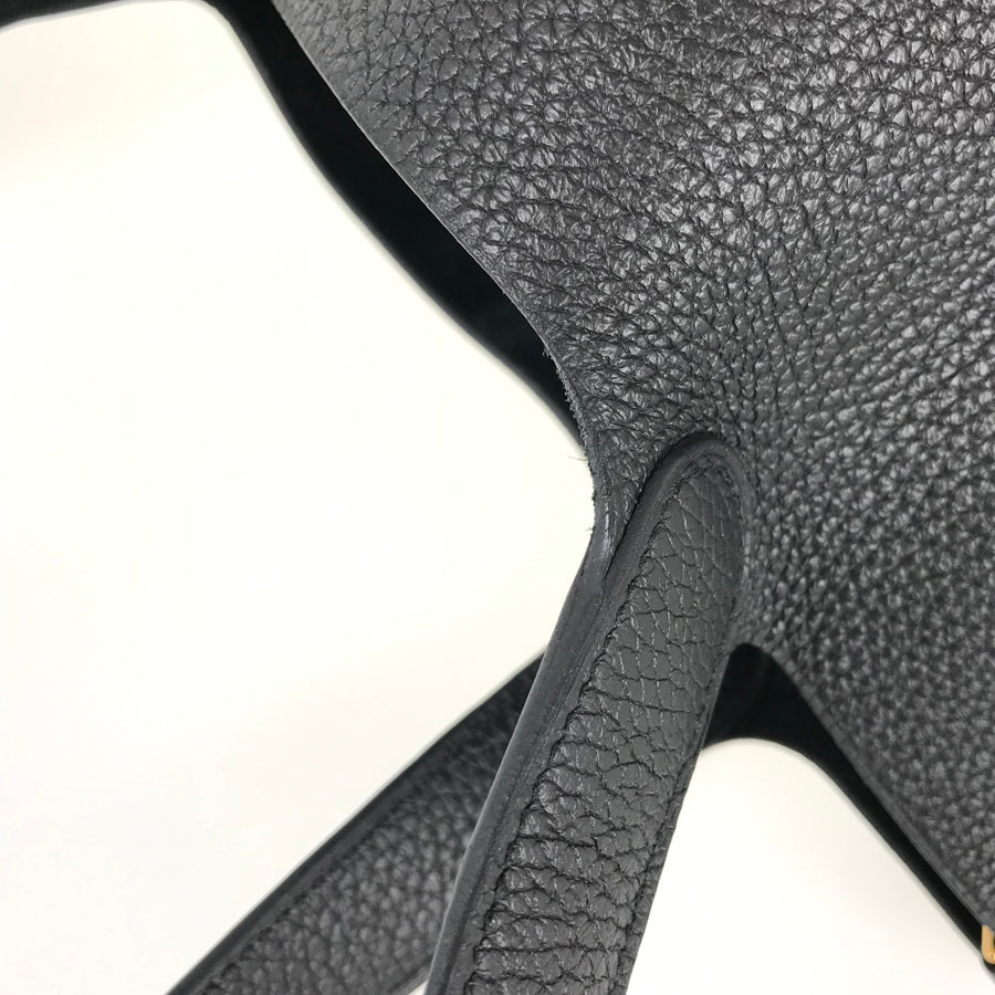 HERMES Picotin Lock MM Y engraved gold hardware made in 2020 Handbag
