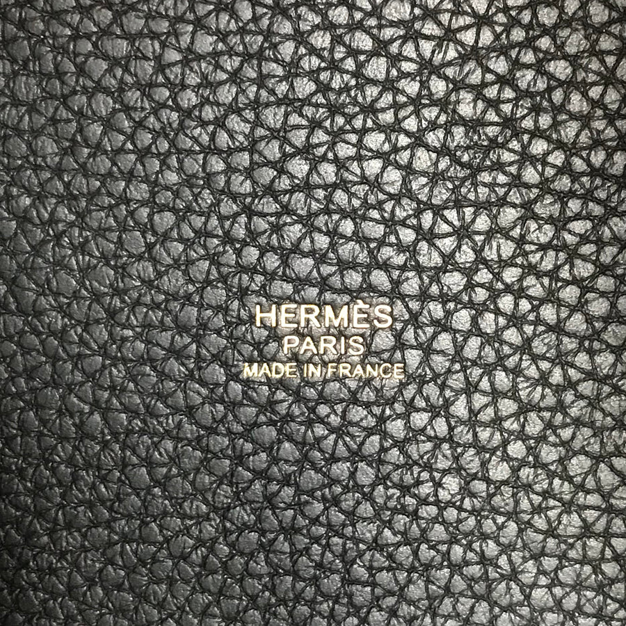 HERMES Picotin Lock MM Y engraved gold hardware made in 2020 Handbag