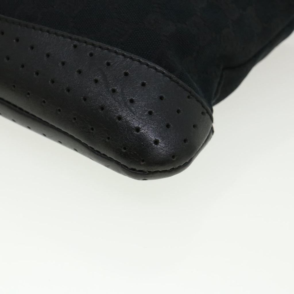 GUCCI GG Canvas Shoulder Bag Black 145857001013  tb425