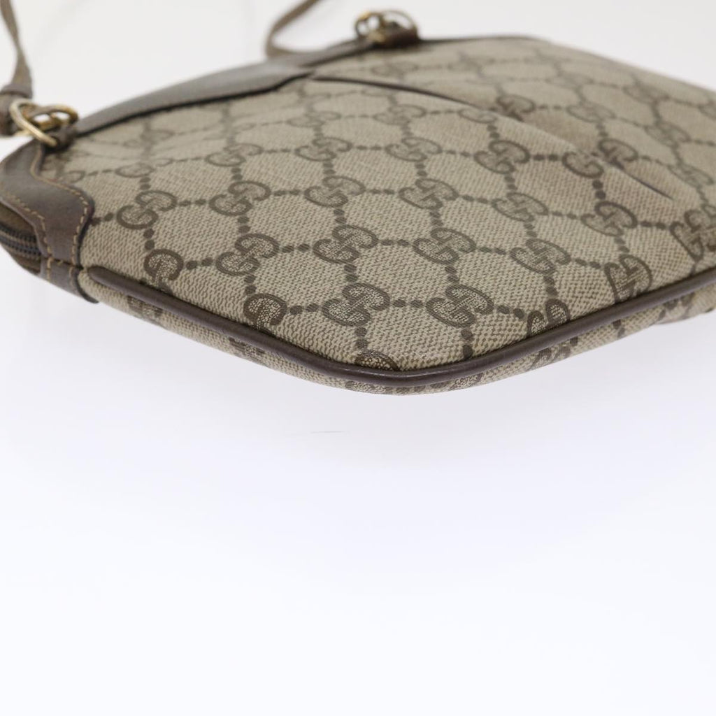 GUCCI GG Canvas Web Sherry Line Shoulder Bag Beige Red 904 02 047  tb688