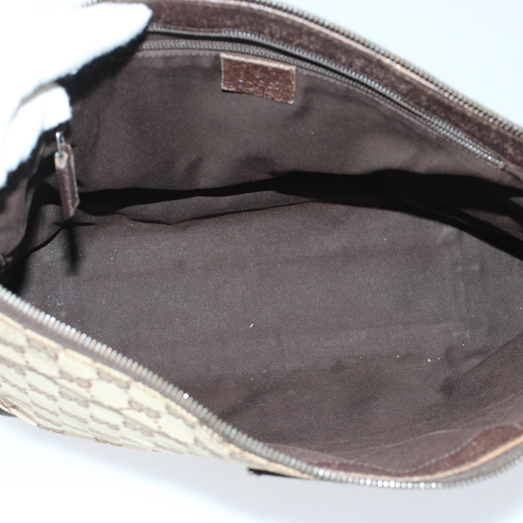 GUCCI GG Canvas Pouch Shoulder Bag 2Set Beige  tb790