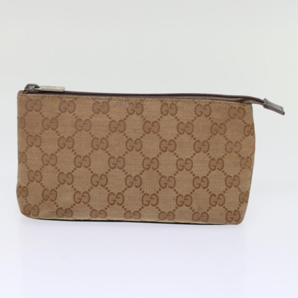 GUCCI GG Canvas Pouch Shoulder Bag 2Set Beige  tb790