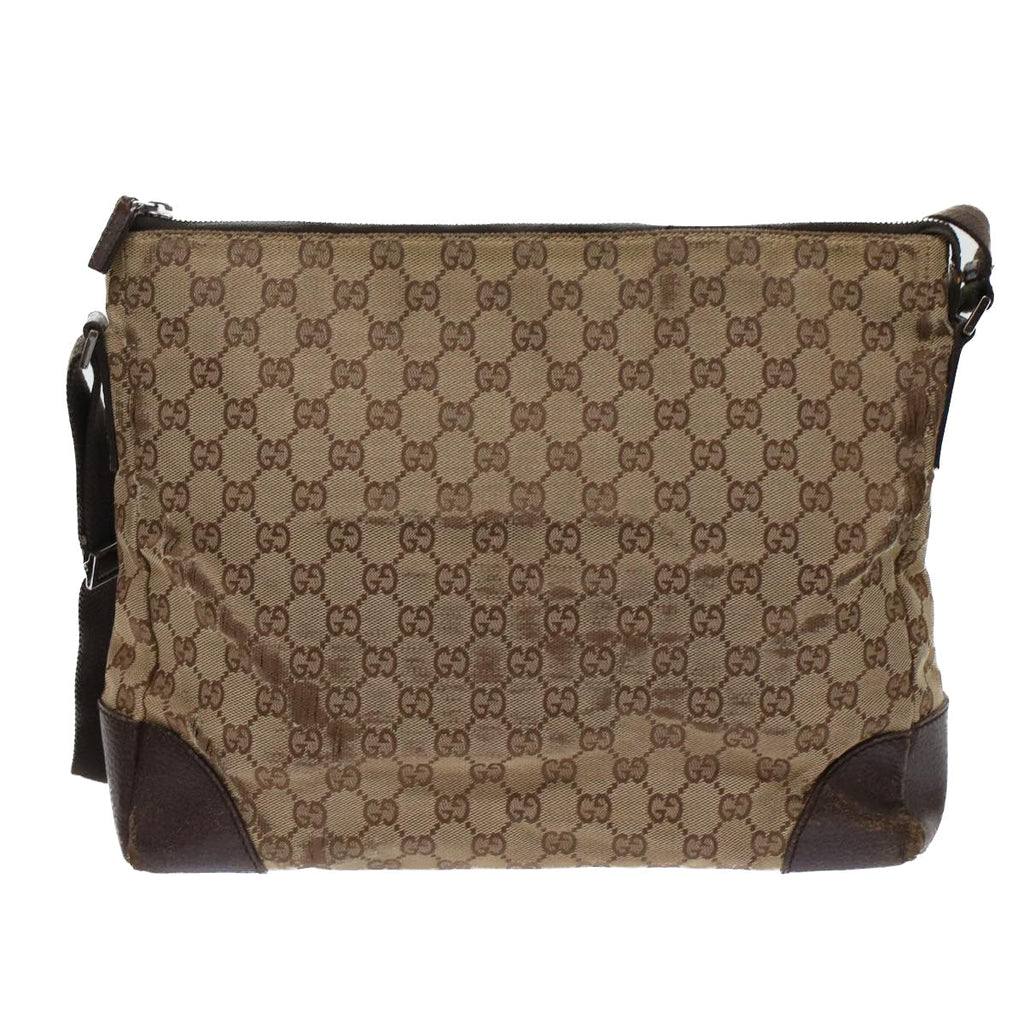 GUCCI GG Canvas Pouch Shoulder Bag 2Set Beige  tb790
