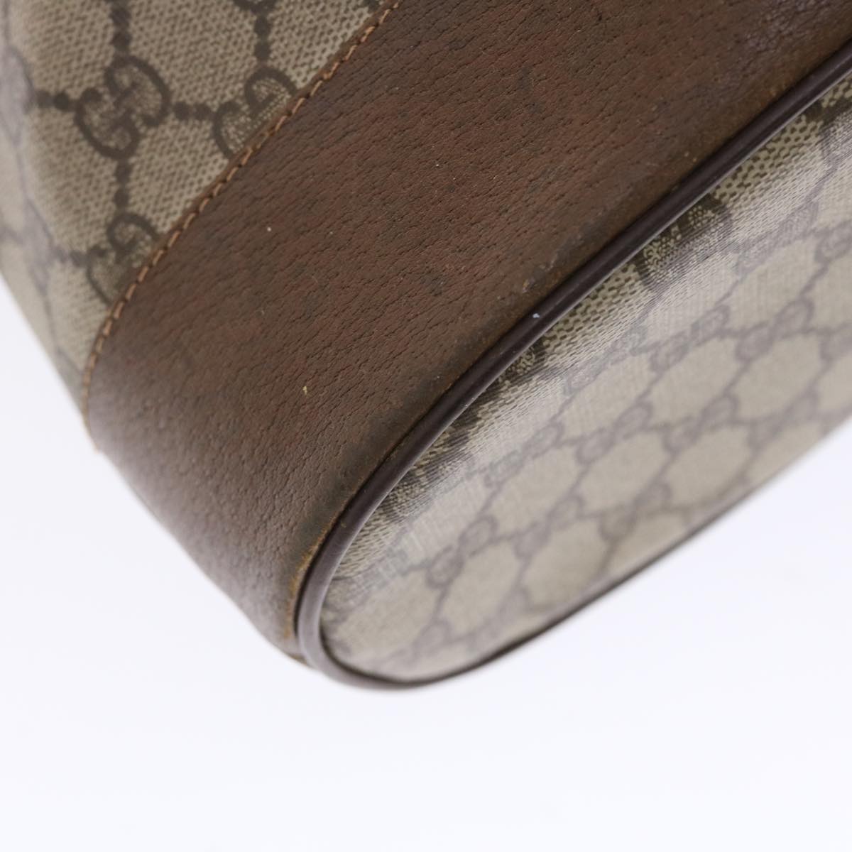 GUCCI GG Canvas Web Sherry Line Shoulder Bag Beige Red Green  tb826