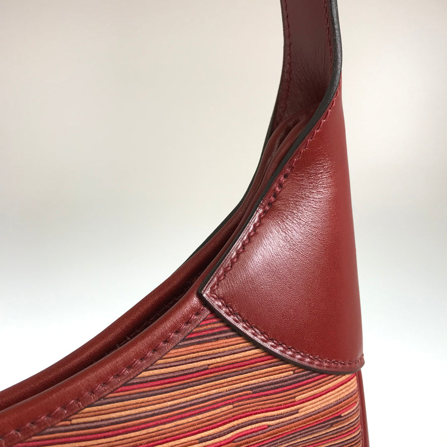 HERMES □D carved seal made in 2000 one belt Shoulder Bag