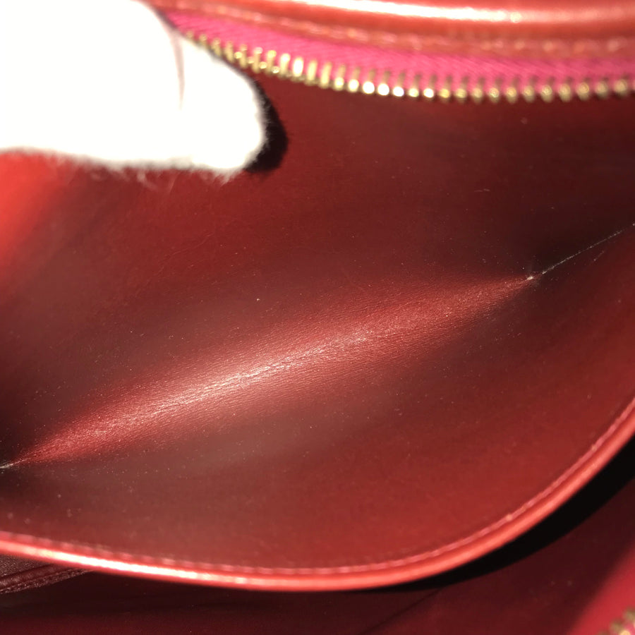HERMES □D carved seal made in 2000 one belt Shoulder Bag