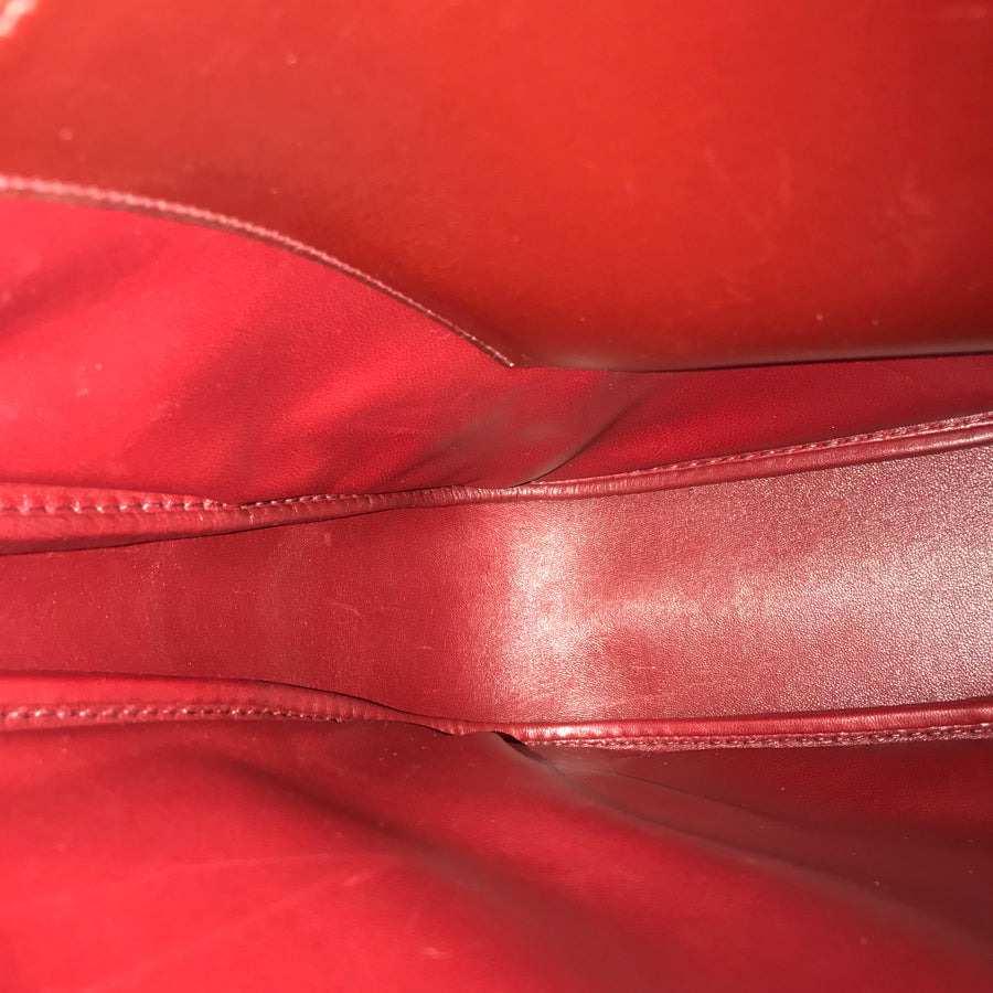 HERMES □D carved seal made in 2000 one belt Shoulder Bag