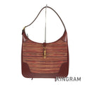 HERMES □D carved seal made in 2000 one belt Shoulder Bag