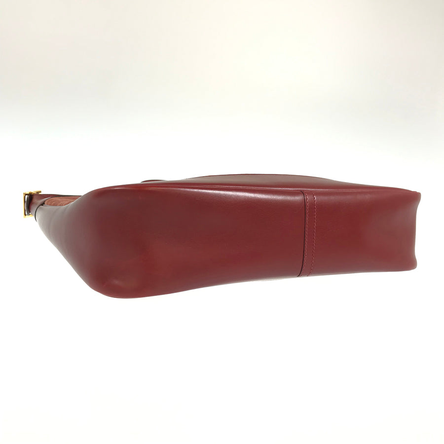 HERMES □D carved seal made in 2000 one belt Shoulder Bag