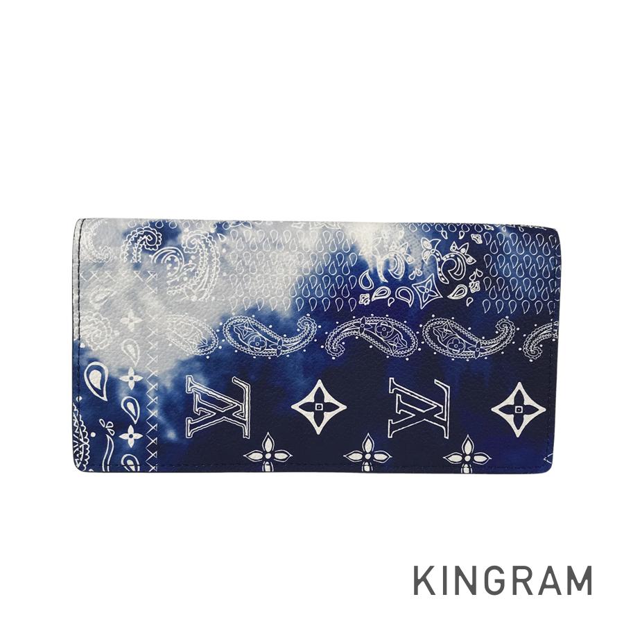 LOUIS VUITTON Monogram Bandana Portefeiulle Brazza purse Bifold