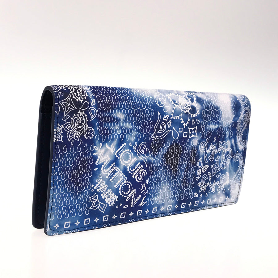 LOUIS VUITTON Monogram Bandana Portefeiulle Brazza purse Bifold