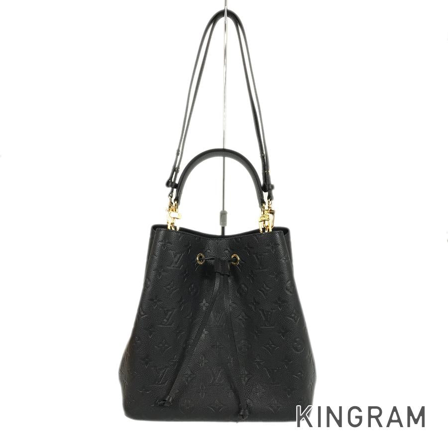 LOUIS VUITTON Monogram Emplant Neonoe 2WAY Shoulder Handbag