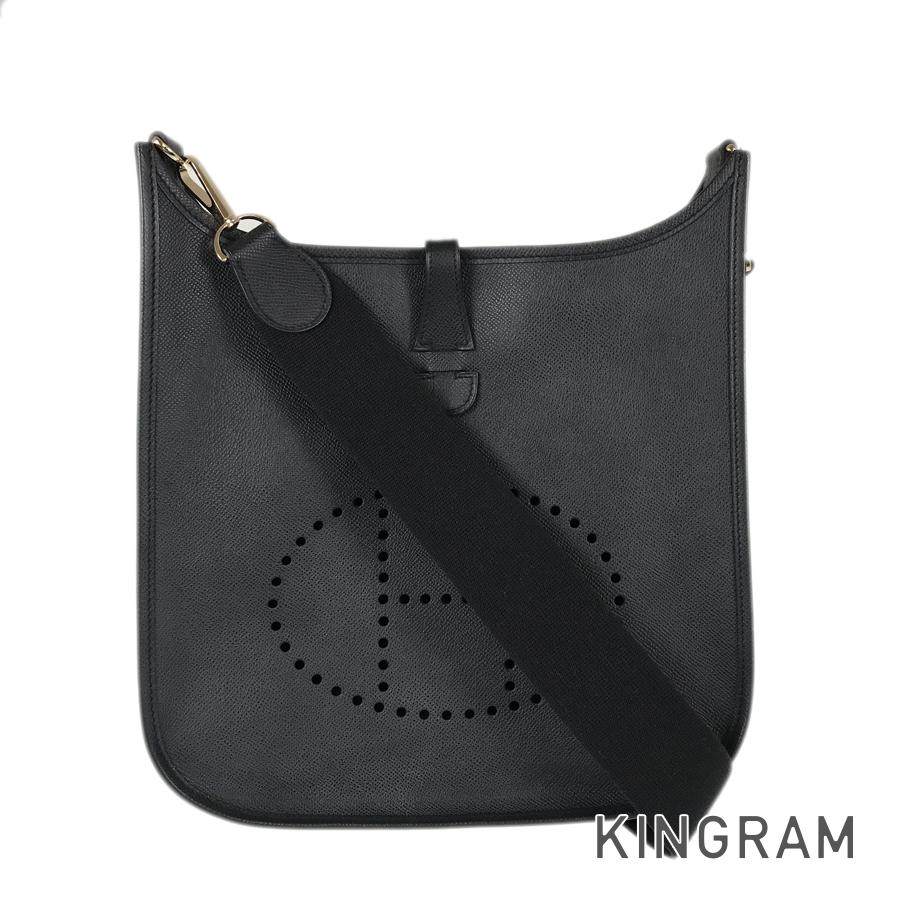 HERMES Evelyn 2 PM □I engraved 2012 Gold Hardware Shoulder Bag
