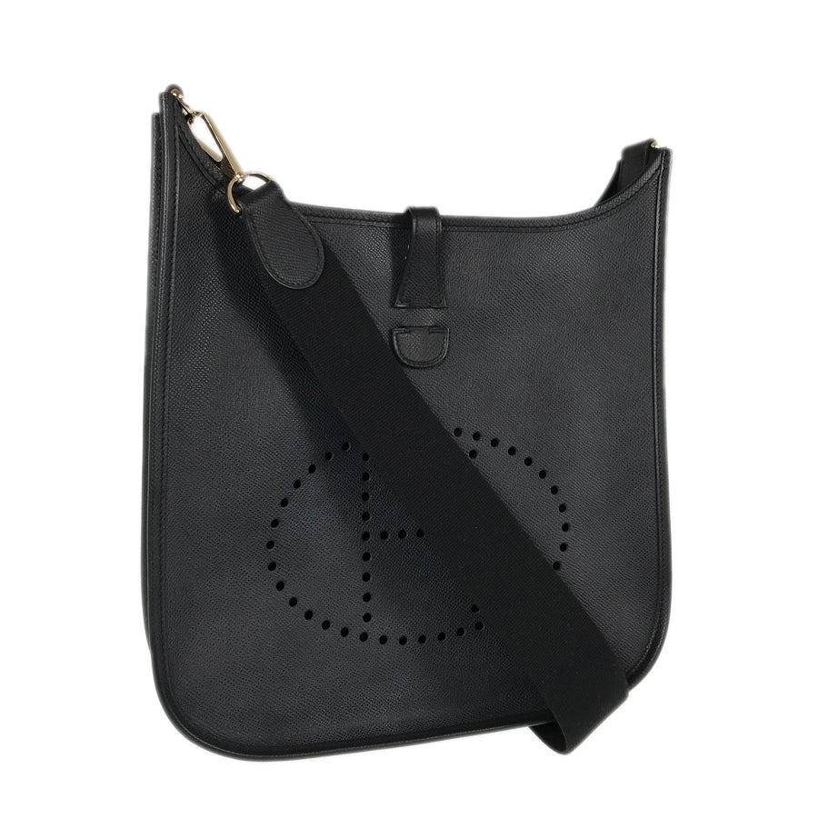 HERMES Evelyn 2 PM □I engraved 2012 Gold Hardware Shoulder Bag
