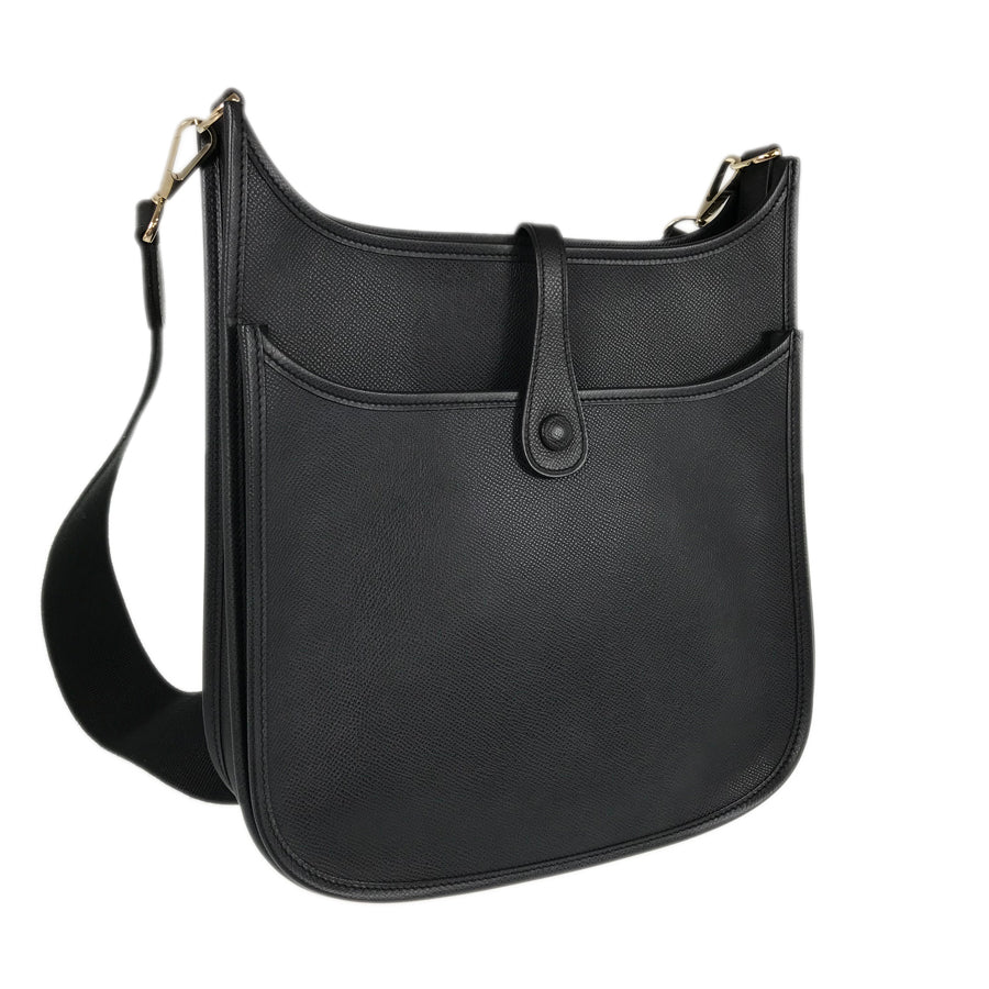 HERMES Evelyn 2 PM □I engraved 2012 Gold Hardware Shoulder Bag