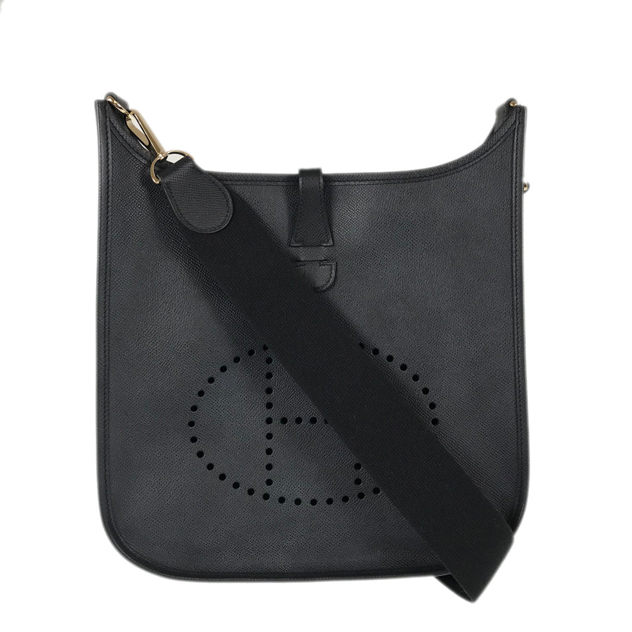 HERMES Evelyn 2 PM □I engraved 2012 Gold Hardware Shoulder Bag