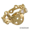 LOUIS VUITTON Monogram skin Berg Ring
