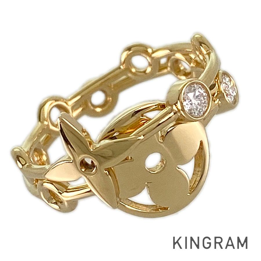 LOUIS VUITTON Monogram skin Berg Ring