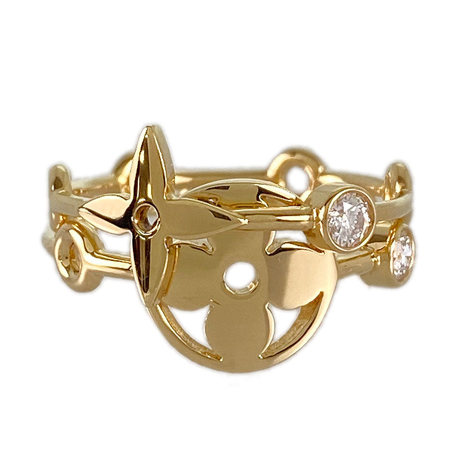 LOUIS VUITTON Monogram skin Berg Ring