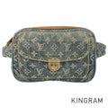 LOUIS VUITTON Monogram Denim Bumbag M95347 Waist pouch