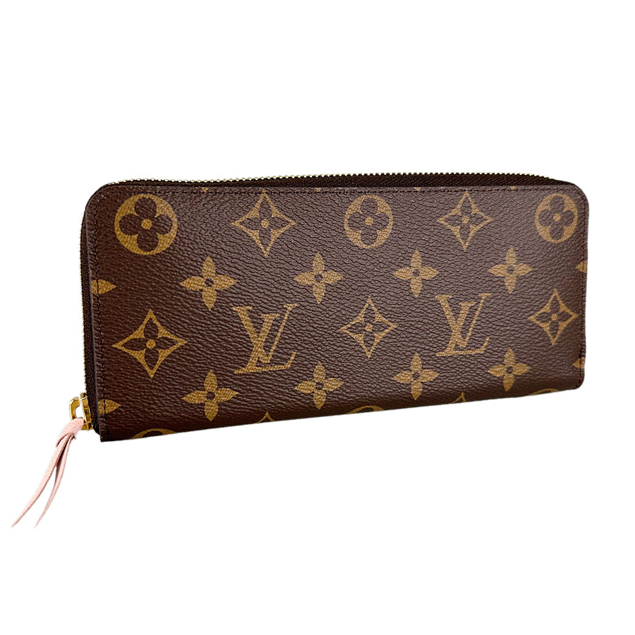 LOUIS VUITTON Monogram Portefeuille Clemence M61298 Long wallet Round zipper
