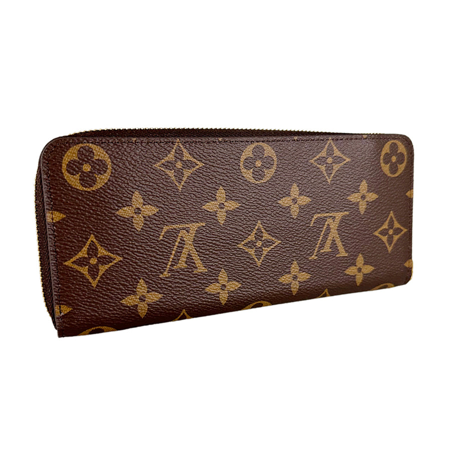 LOUIS VUITTON Monogram Portefeuille Clemence M61298 Long wallet Round zipper